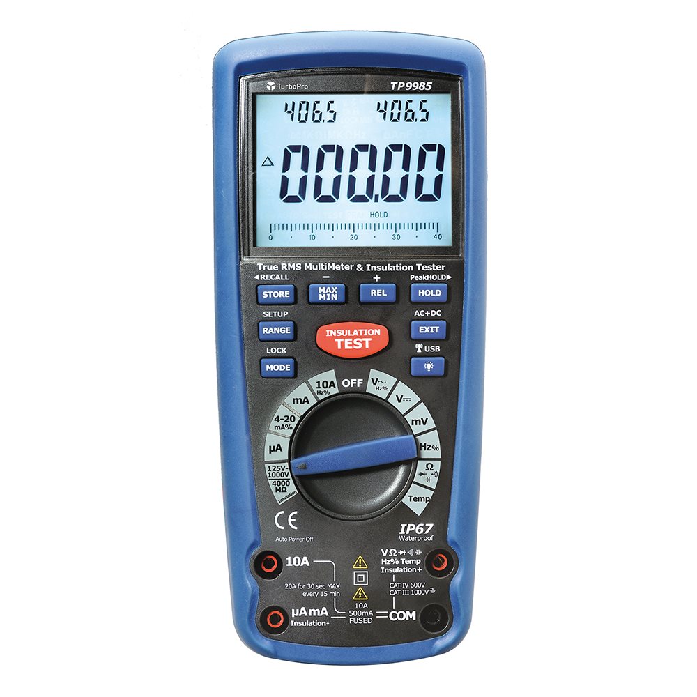 Turbotech - Multimeter met isolatiemeter - A91040004