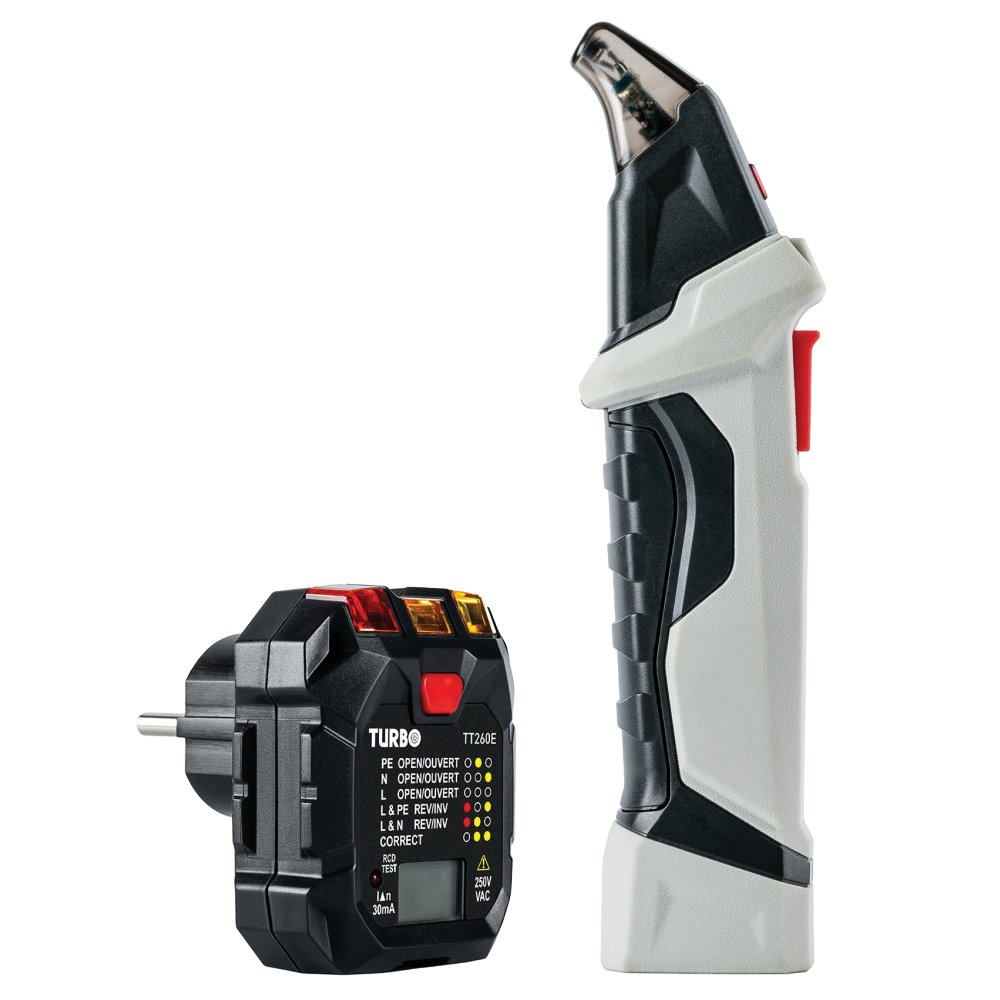 Turbotech - Zekeringzoekerset met stopcontacttester - A91030396