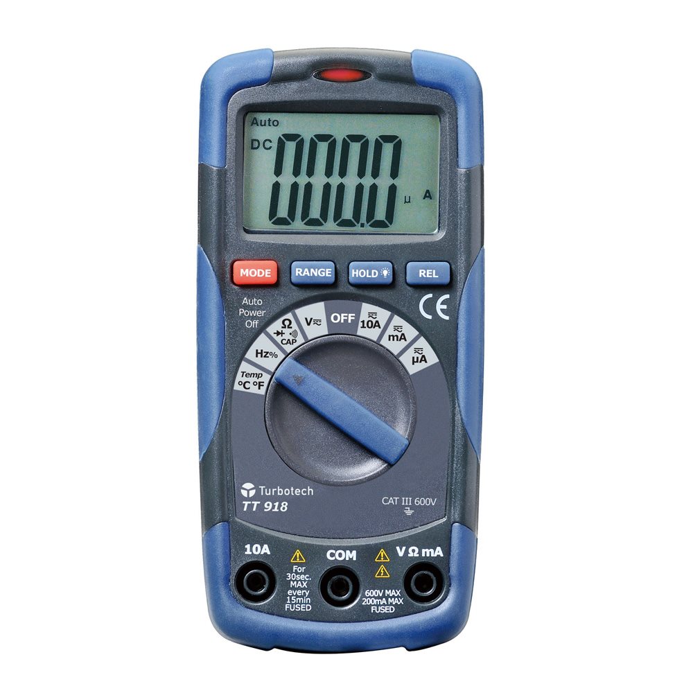 Turbotech - Digitale compacte multimeter 600V 10A 6000ptn - A91030358