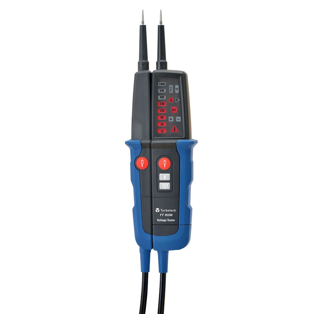 Turbotech - LED spanningstester 1000V cat IV + autotest en RCD - A91030344