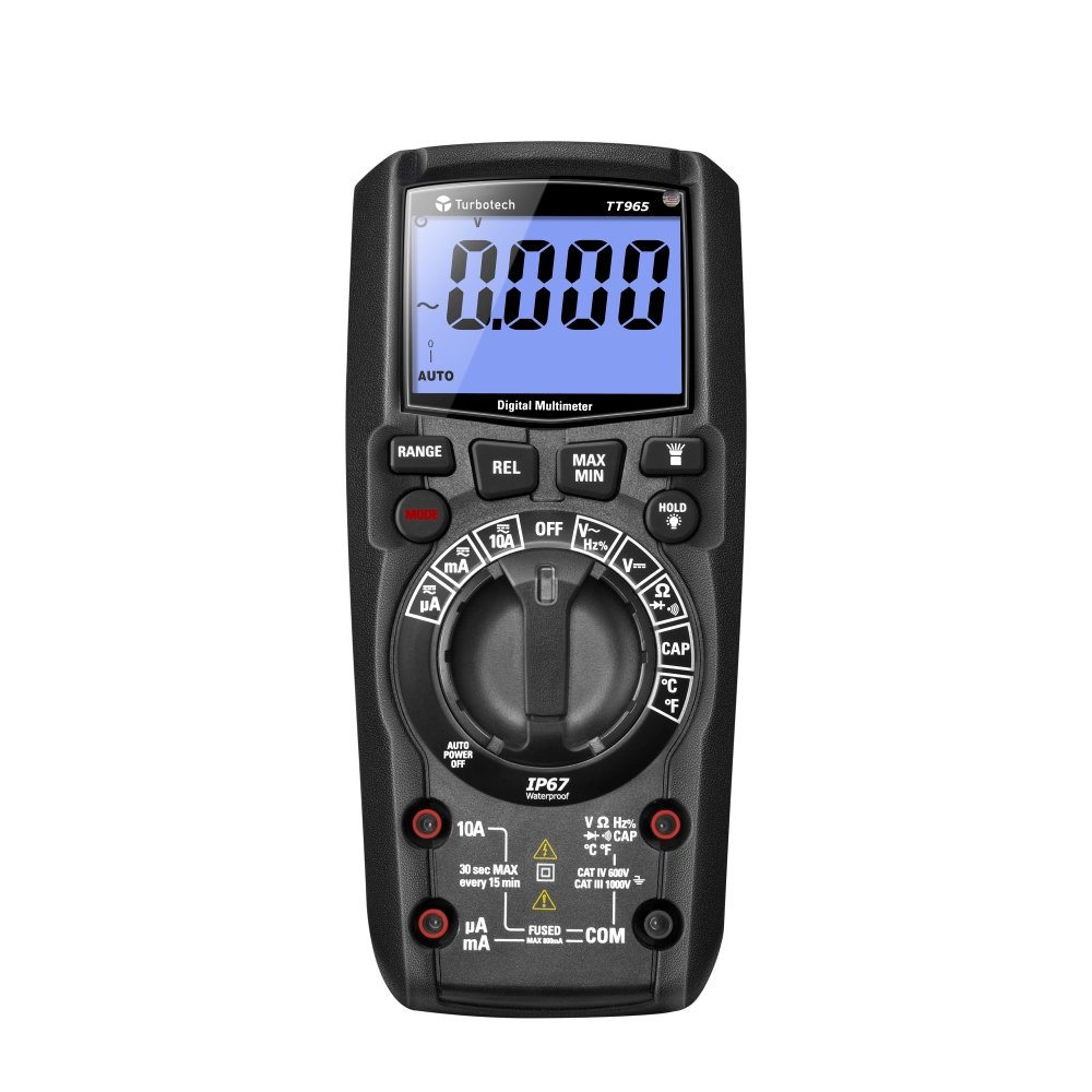 Turbotech - Digitale multimeter 6000ptn IP67 verlicht cadran - A91030330
