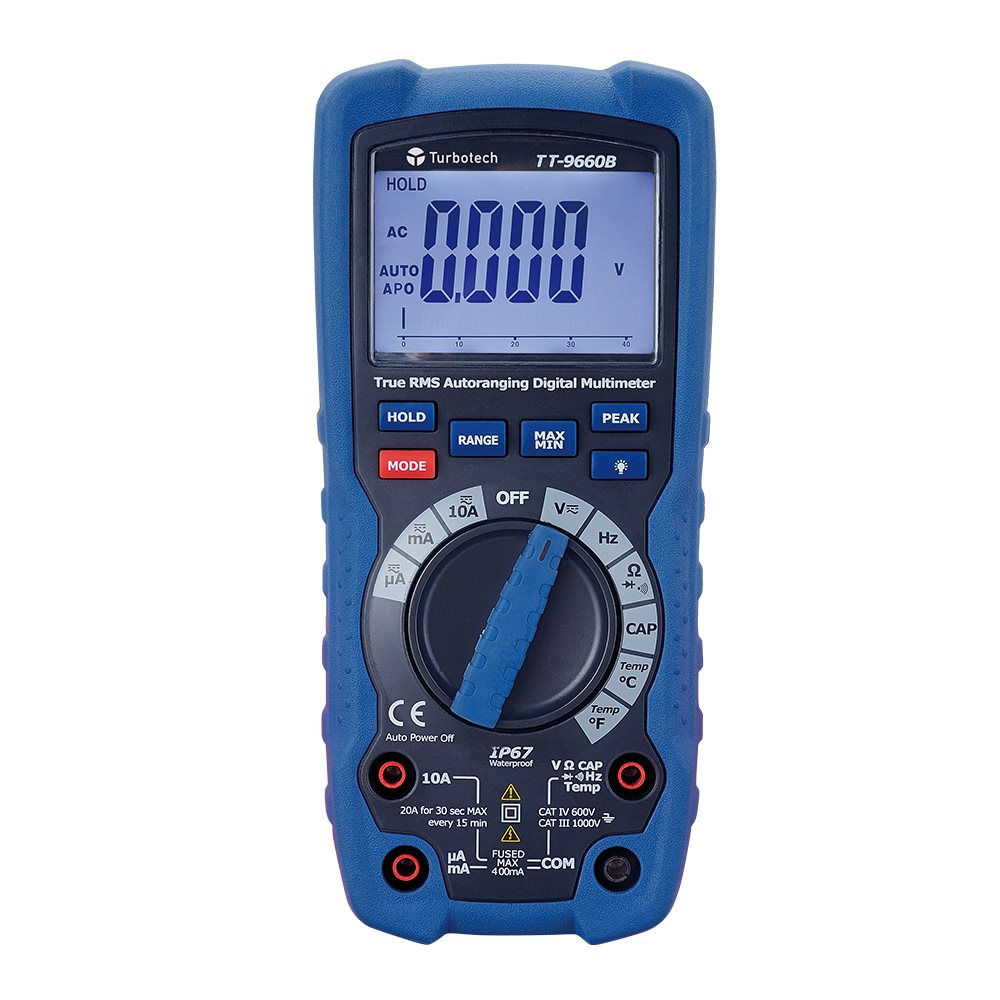 Turbotech - Multimeter pro 1000V/10A TRMS 600V 4000PTS - A91030210