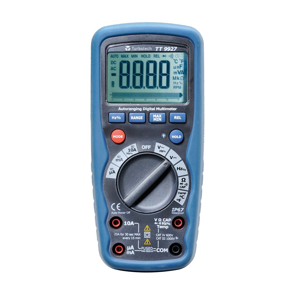 Turbotech - Digitale prof TRMS multimeter IP67 6000PTN t° - A91030353