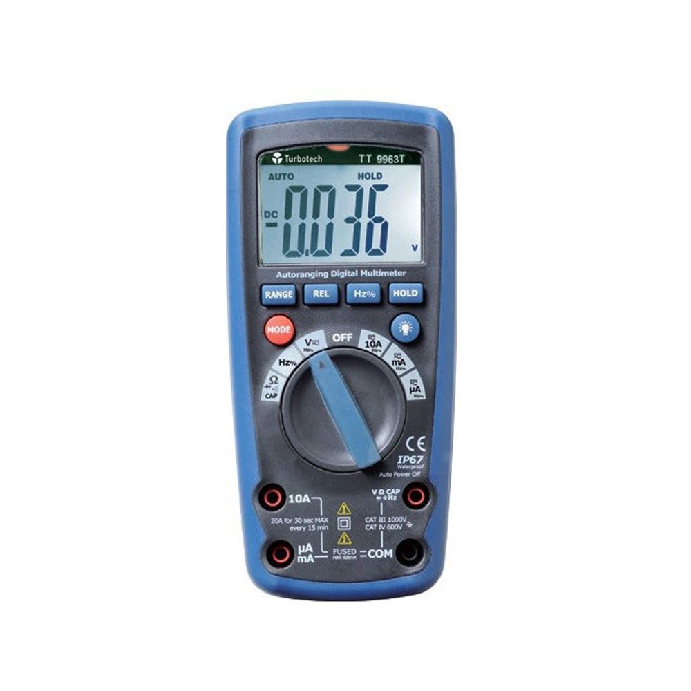 Turbotech - Digitale TRMS prof multimeter IP67 6000PTN - A91030349