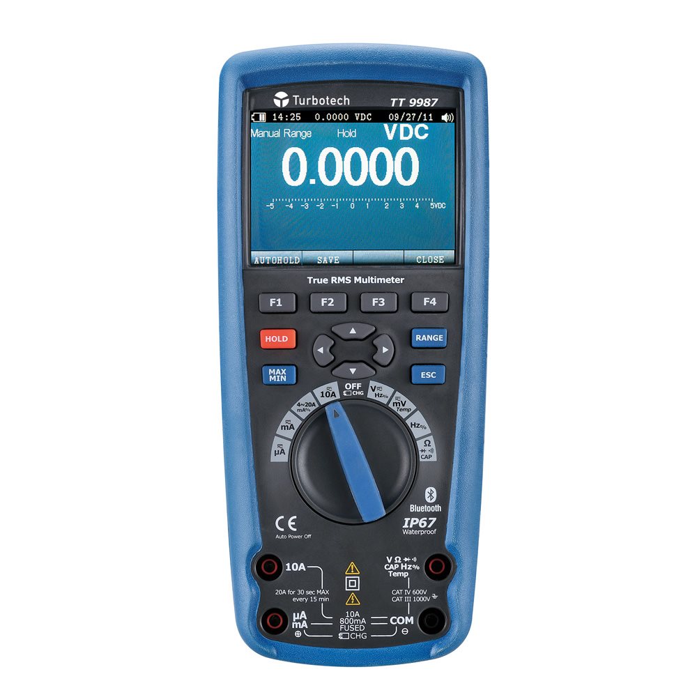 Turbotech - Digitale pro TRMS multimeter met TFT kleurenscherm - A91030352