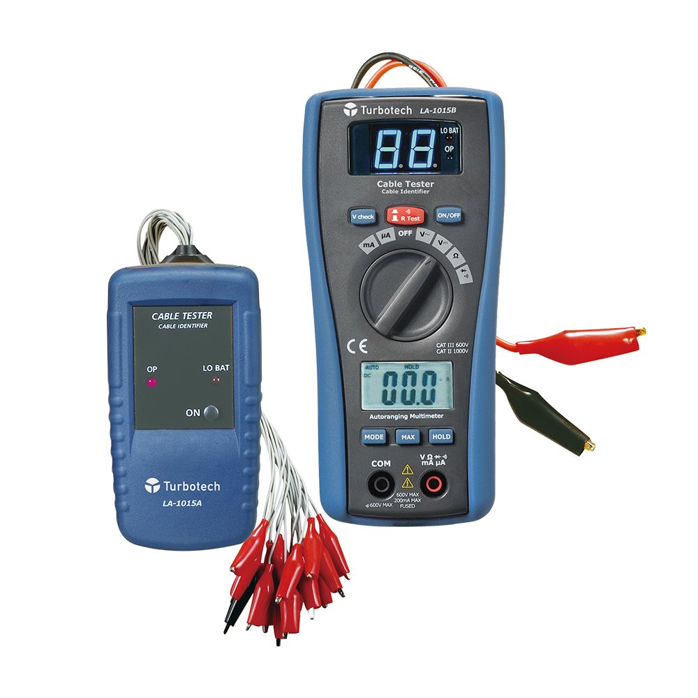 Turbotech - Multimeter/kabelidentificatie (16 kabels) - A91030079