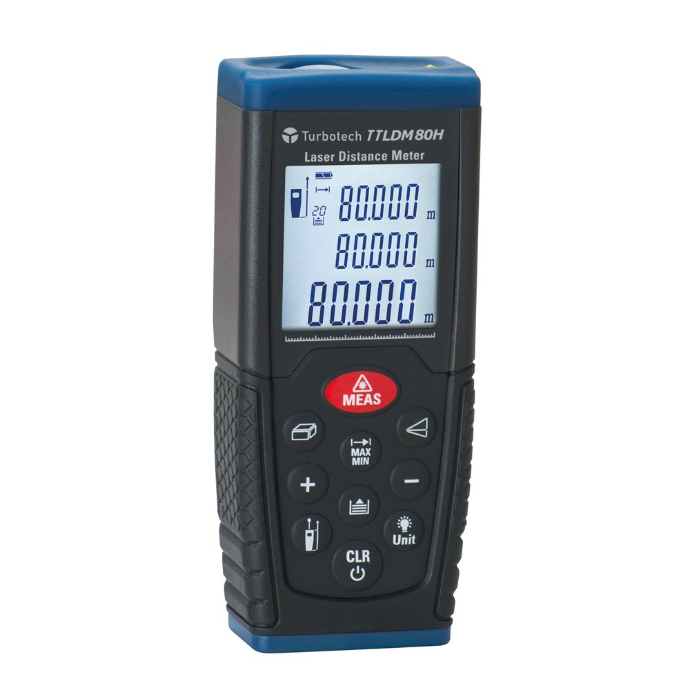 Turbotech - Laser afstandmeter 80m IP54 - A91030359