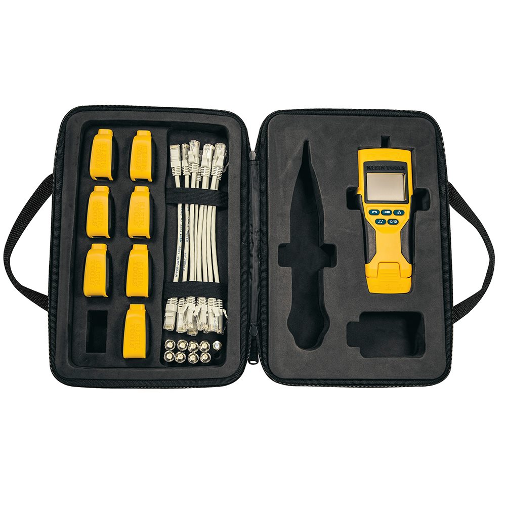 KLEIN - VDV tester met 16 afstandsmodules/8 kabels. - A81000019