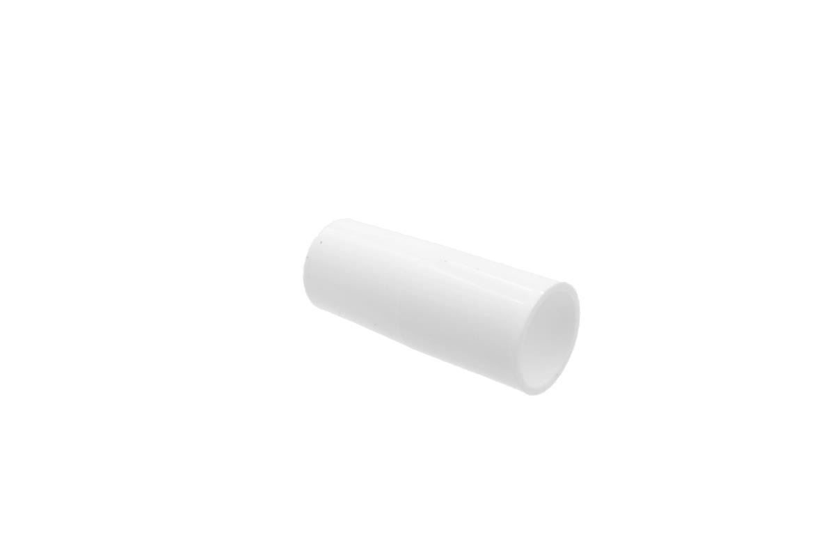 JSL - Mof voor rechte buis 20 mm WIT RAL 9010 - U408WHITE