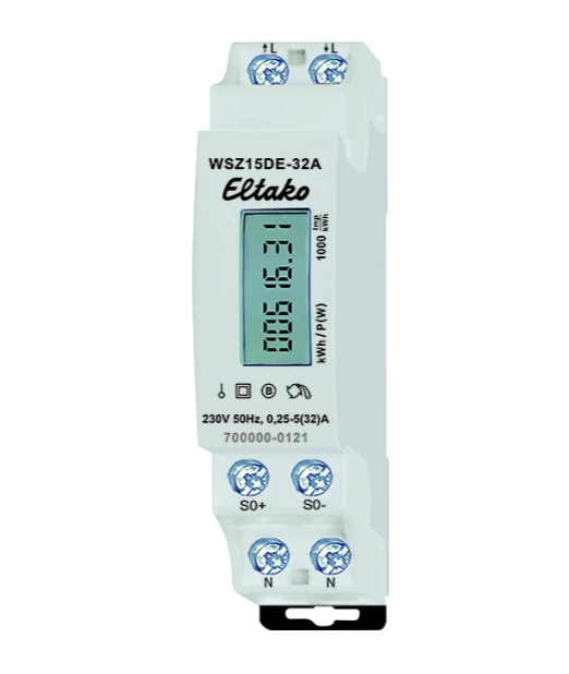 Eltako - Electronische LCD energiemeter tot 32A geen MID - 28032615