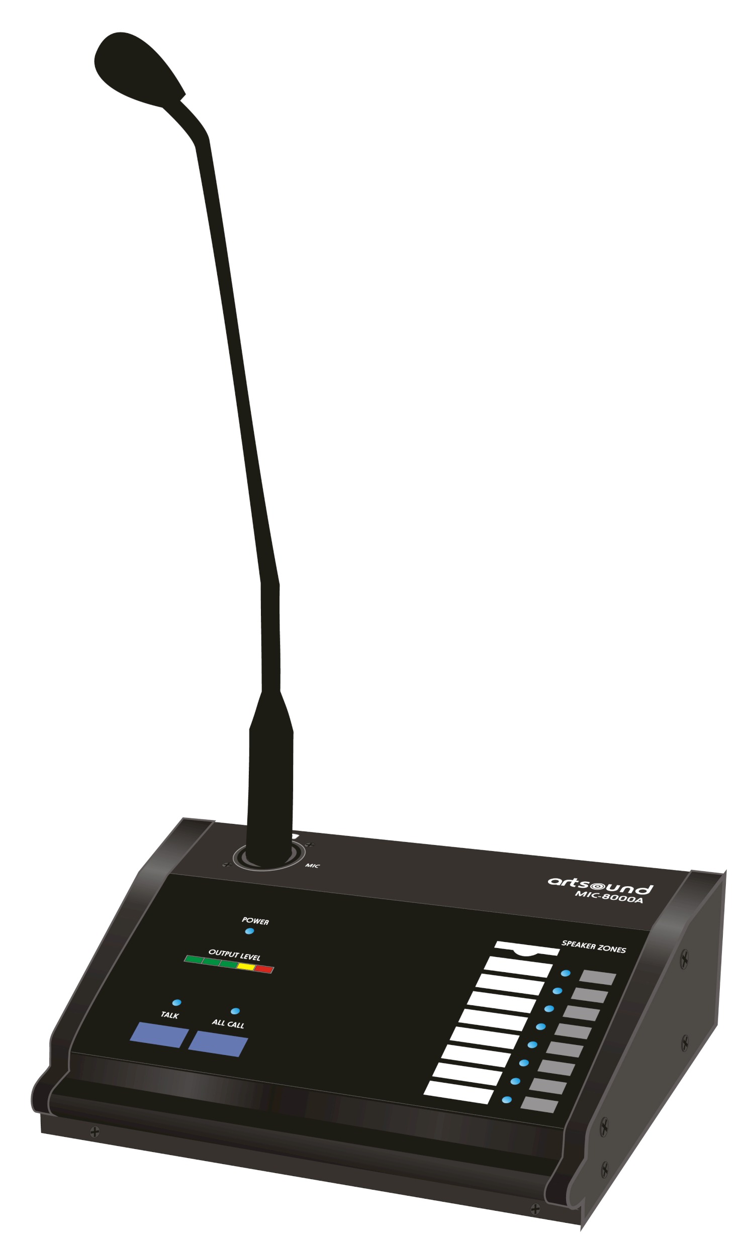ArtSound - MIC 8000A, oproeptafel voor MAT 8000 - 00001601