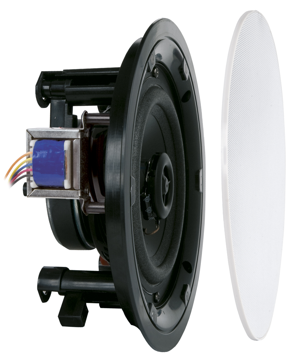 ArtSound - FL501T, 2 weg inbouw LS, flatline, 100V, 2,5 5 10 20W, wit - 00007430