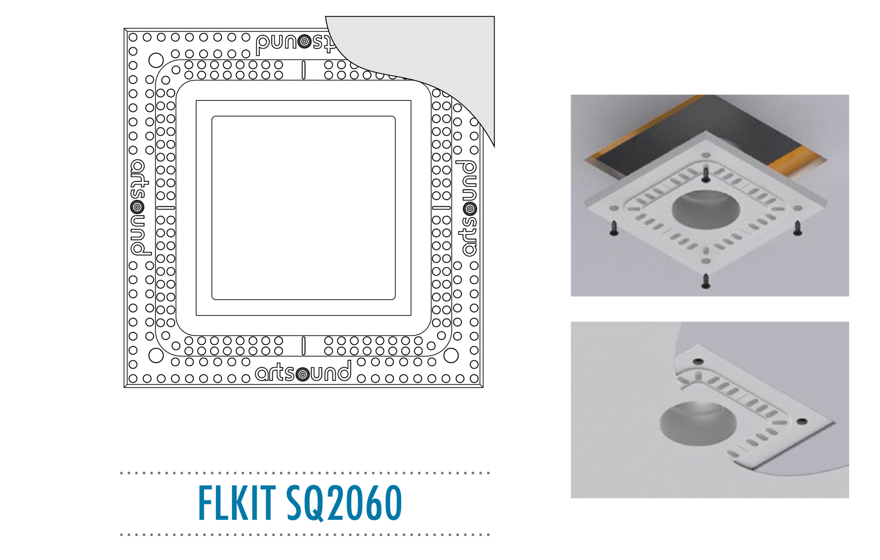 ArtSound - FLKIT SQ2060, Flush mount kit voor SQ2060 - 00011981