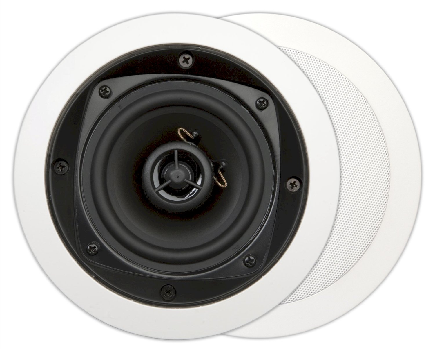 ArtSound - MDC401, basic, 2 weg inbouw LS, rond, 60W, wit (2pc) - 00000054