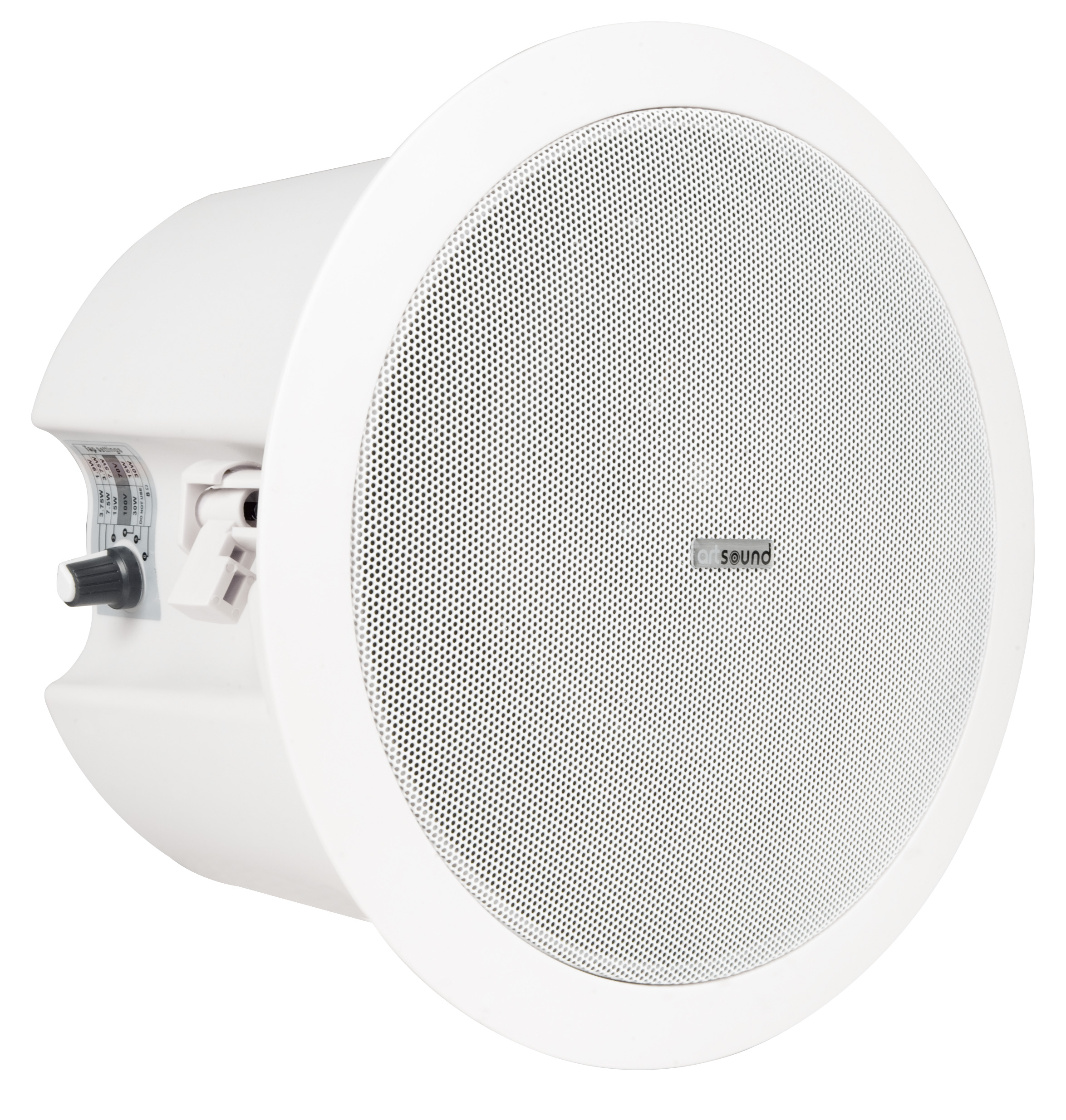ArtSound - MDT500 P, inbouw LS, rond, 100V, 3,75/7,5/15/30W, wit - 00007405