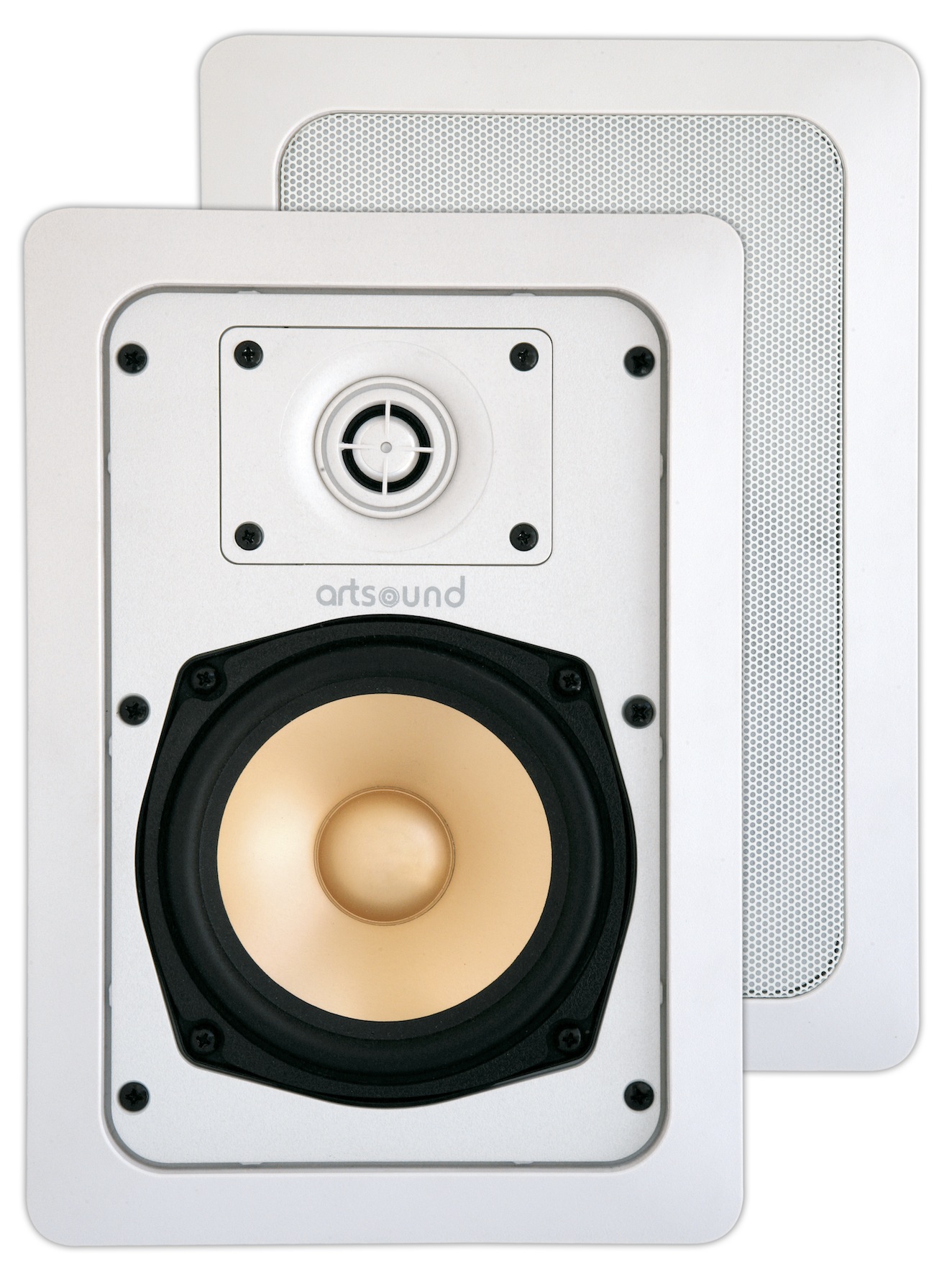 ArtSound - RE650.2, x tended, 2 weg inbouw LS, rechth., 85W, wit (2pc) - 00001346