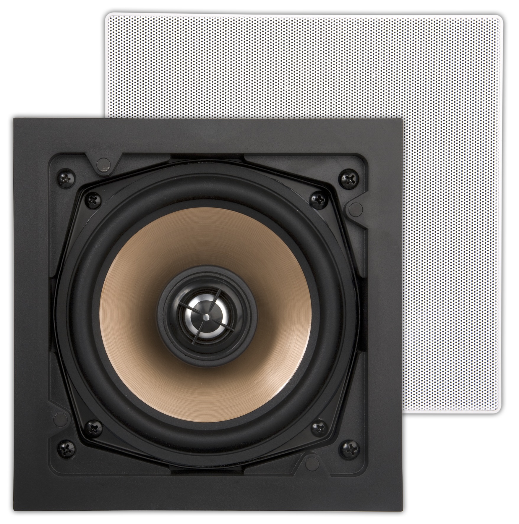 ArtSound - HPSQ525, happi, 2 weg inbouw LS, vierkant, 10 100W, wit (2pc - 00002594