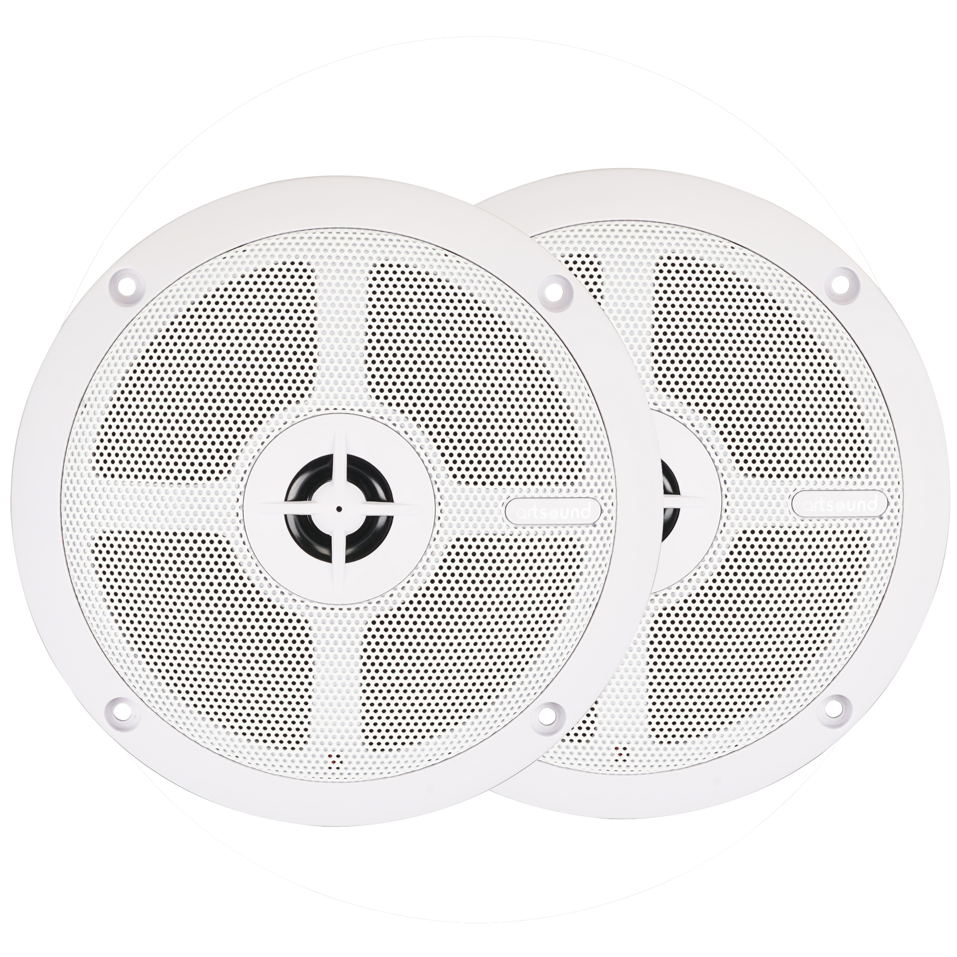 ArtSound - MDC6.2 W, waterproof inbouwluidspreker 5.25", wit (2 pcs) - 00033561