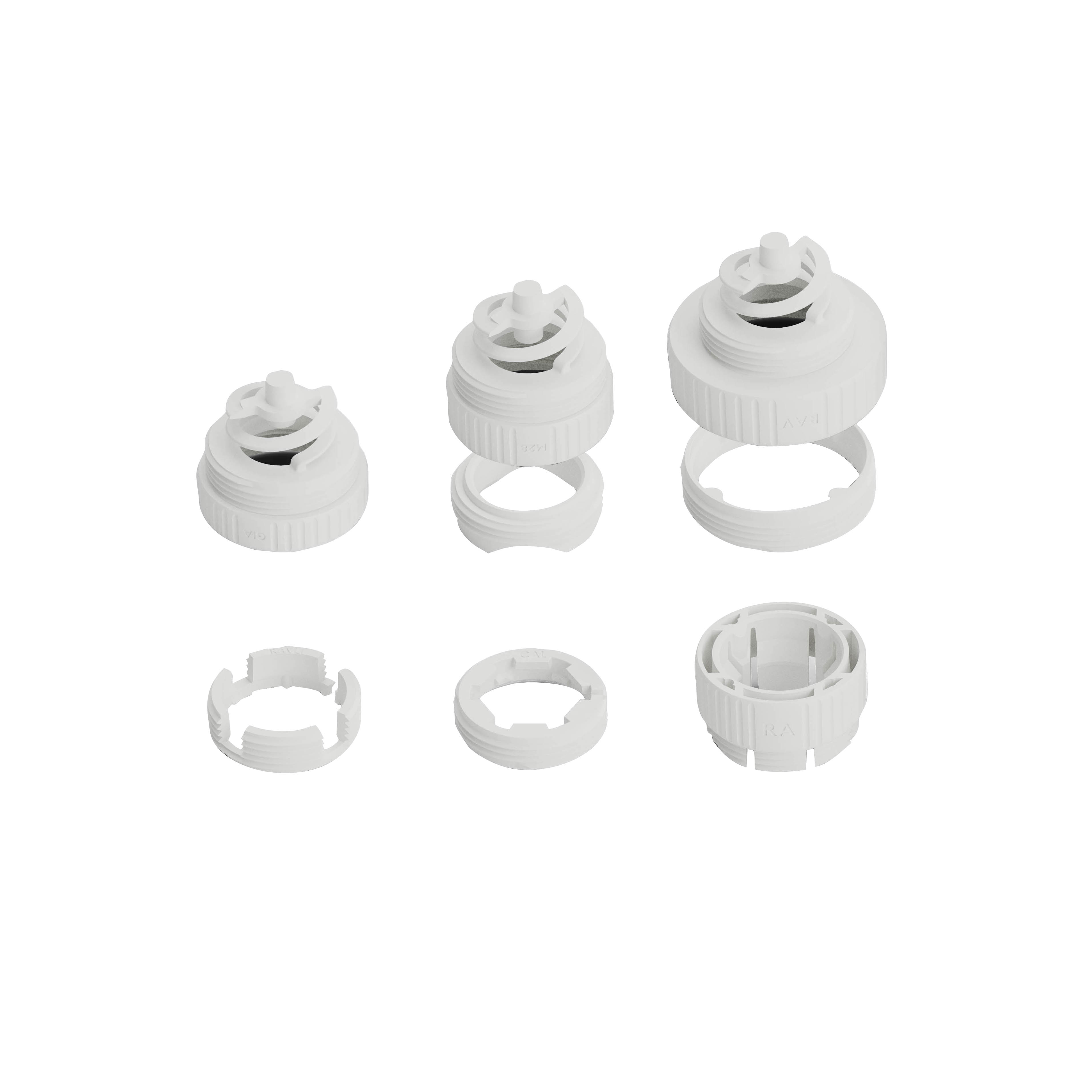 Delta Dore - Kit 6 adaptateurs Smart TRV - 6200282