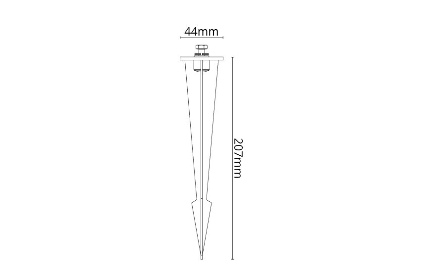 SG Light - Hovden prikker grafiet - 630026