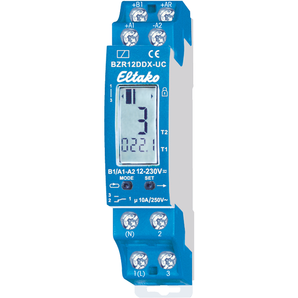 Eltako - Bedrijfsurenteller LCDvoor DIN rail - 22001430