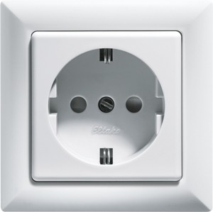 Eltako - Schuko DSS met contactdoos bovendeel, wit - 30000650