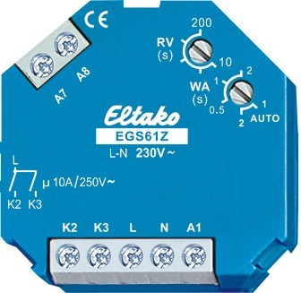 Eltako - Elektr. inbouw impuls groepenschakelaar 1+1NO 10A - 61200430