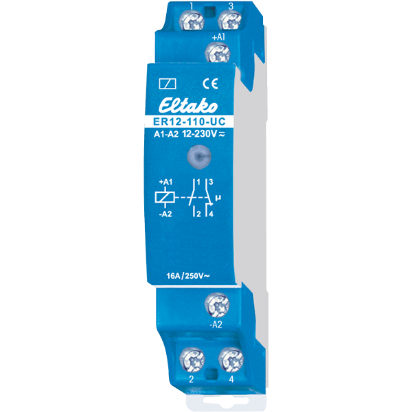 Eltako - Elektronische schakelrelais 1NO+1NC 16A - 22110002
