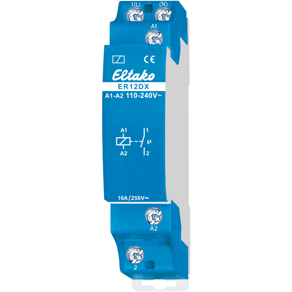 Eltako - Electronische schakelrelais 1NO 16A stuursp. 110 240V - 22100003