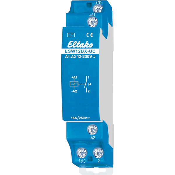 Eltako - Elektr. Impulsschakelaar Wolfram voorijlend 1NO 16A - 21100801