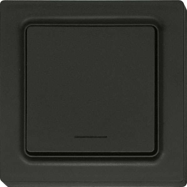 Eltako - Draadloze zenddrukknop 1 kanaal antraciet mat E 55 - 30055722