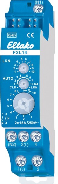 Eltako - Draadloze ventilatierelais RS485 1+1NO 16A - 30014067