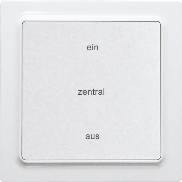 Eltako - Draadloze zenddrukknop centrale sturing 2 kanalen zuiver wit - 30055447