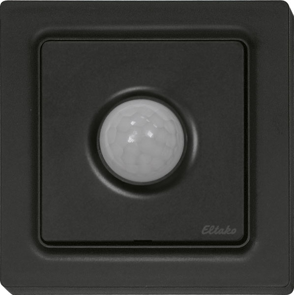 Eltako - Draadloze bewegingssensor + batterij, E 55 antraciet mat - 30055513