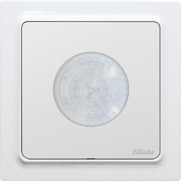 Eltako - Draadloze bewegingssensor + batterij, E 55 poolwit glanzend - 30055514