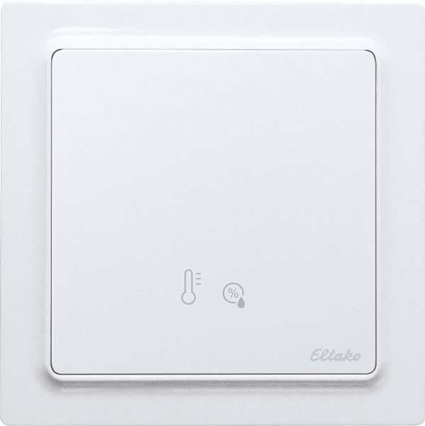 Eltako - Draadloze vocht en temperatuurvoeler + batterij E 55 poolwi - 30055477