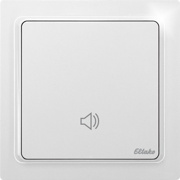 Eltako - Draadloze akoestische signaalgever zuiver wit glanzend E 55 - 30055068