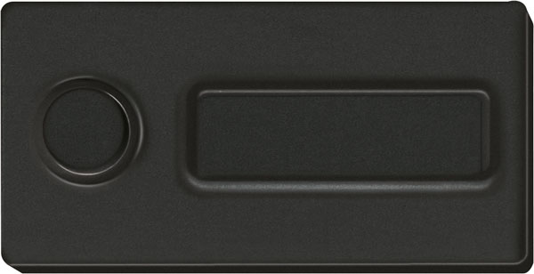 Eltako - Wireless beldrukknop, antraciet mat - 30000408