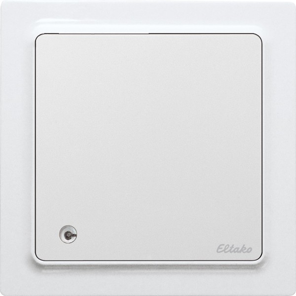 Eltako - Draadloze binnen VOS/thermo/hygro meter, E 55 poolwit glanze - 30055522