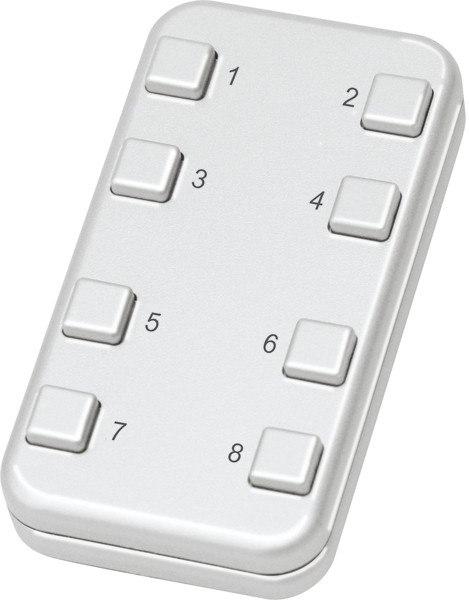Eltako - Mini handzender met 8 kanalen, zuiver wit glanzend - 30000455