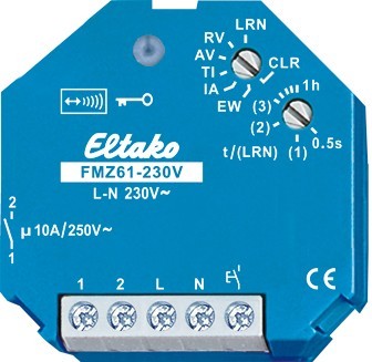 Eltako - Draadloze multifunction. inbouwtijdrelais 1NO 10A - 30100230