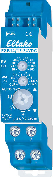 Eltako - Draadloze impuls groepenschakelaar RS485 1+1NO 4A 12 24V DC - 30014079