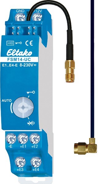 Eltako - Modulaire zendmodule voor 4 drukknoppen - 30014048