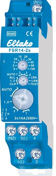 Eltako - Draadloze impulsschakelaar/relais RS485 1+1NO 16A - 30014002