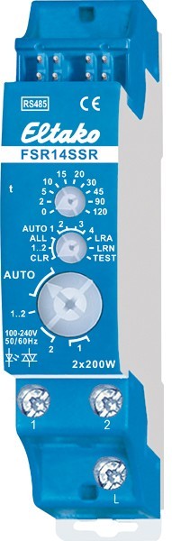 Eltako - Draadloze impulsschakelaar/rel. RS485 stil 2x400W - 30014020