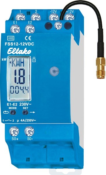 Eltako - Draadloze energietellerzendmodule 1NO 4A - 30100600