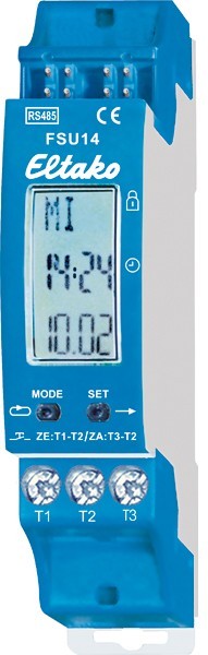 Eltako - Draadloze schakelklok DINrailmontage RS485 - 30014015