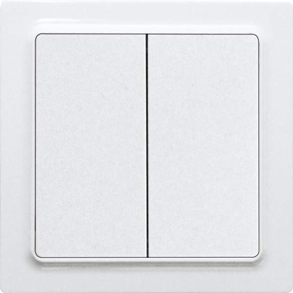 Eltako - Zenddrukknop [55] FoH poolwit mat - 30055723