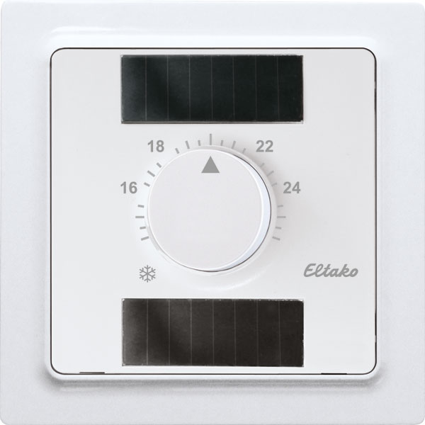 Eltako - Draadloze t°regelaar cel+batterij E 55 antraciet mat - 30055790