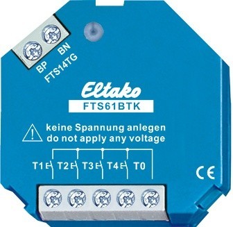 Eltako - Drukknop invoermodule in de FTS14TG gateway bus - 30014064